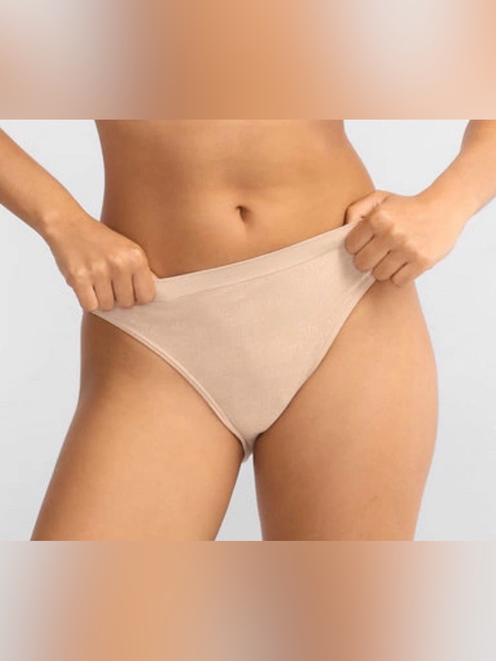 Lauren Ralph Lauren Women's Monogram Mesh Bikini Underwear, Light Truffle, Small